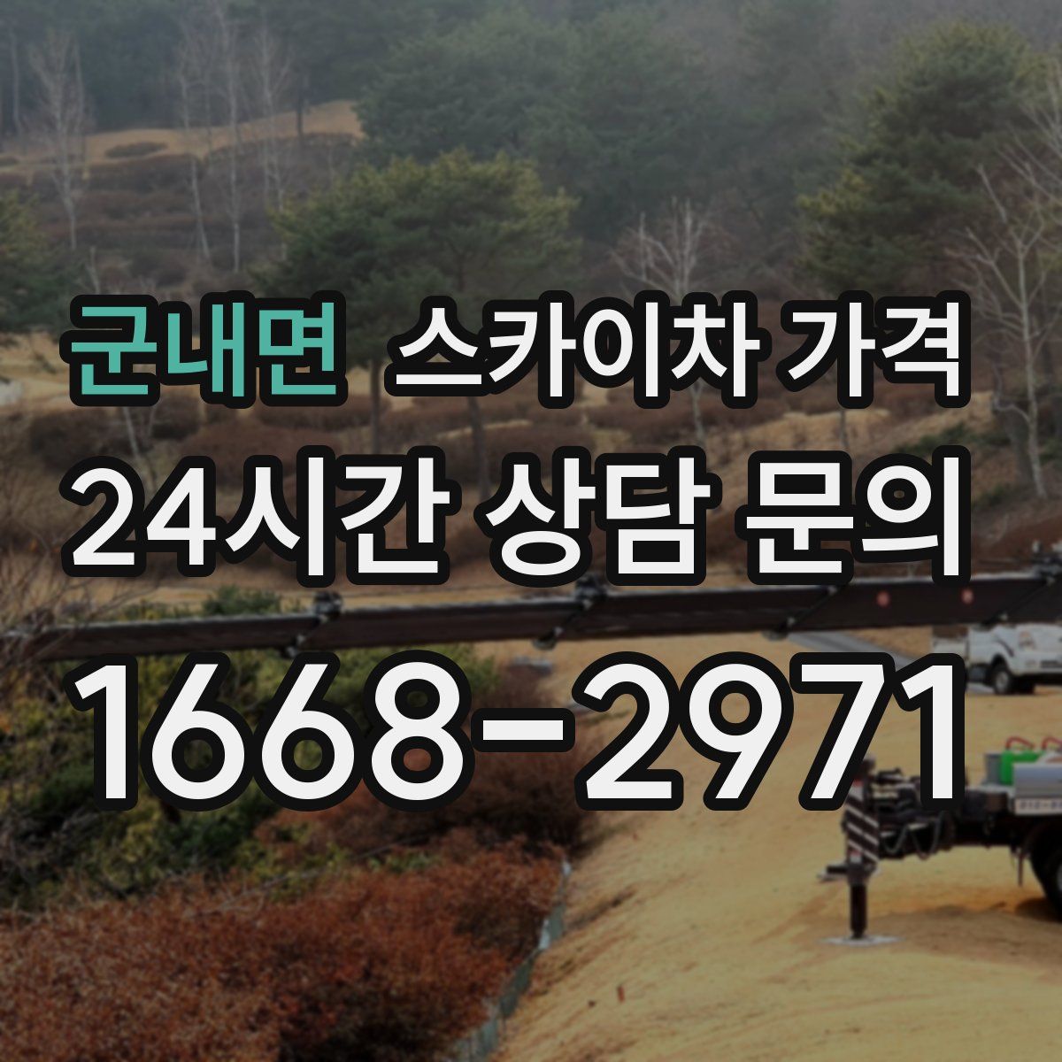 군내면 스카이차 가격