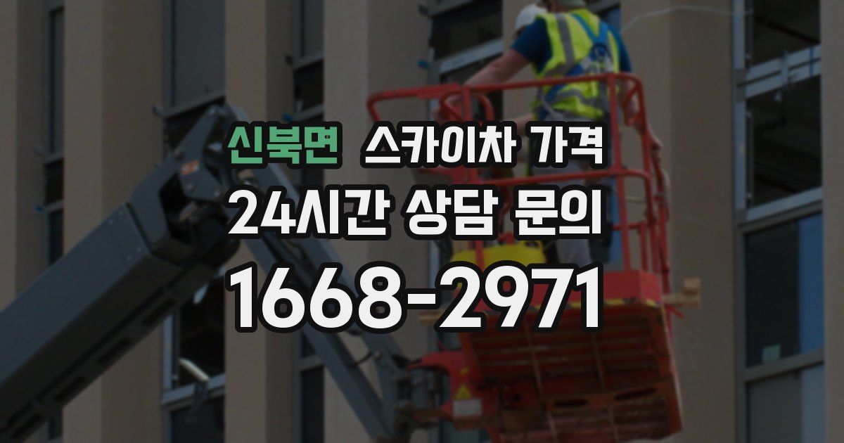 신북면 스카이차 가격