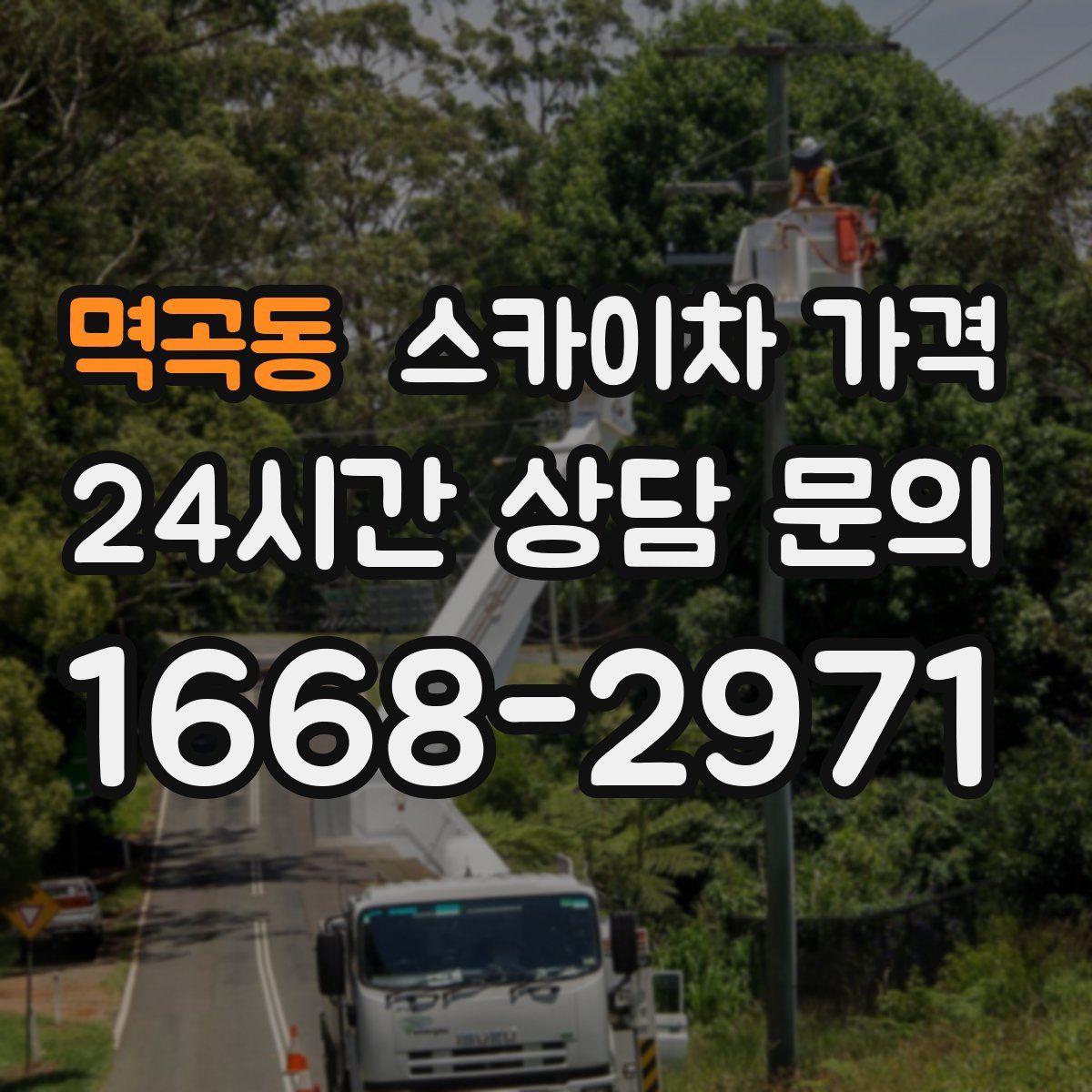 멱곡동 스카이차 가격