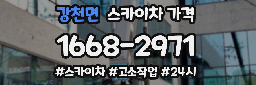 강천면 스카이차 가격