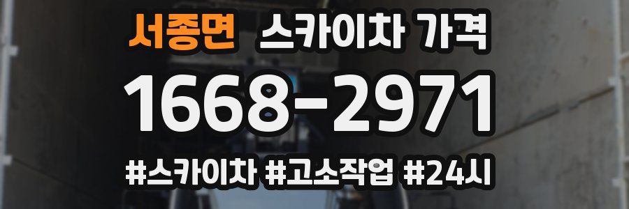 서종면 스카이차 가격