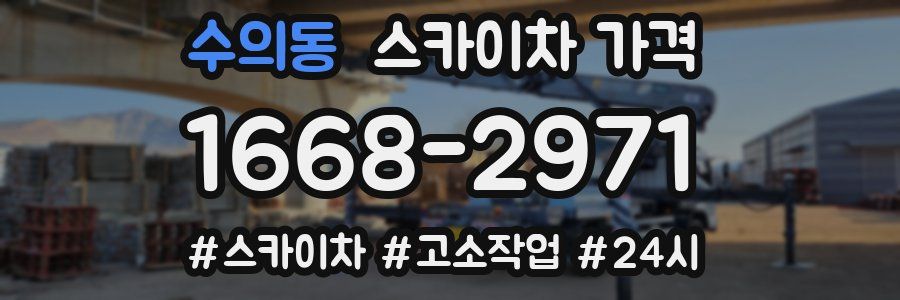 수의동 스카이차 가격