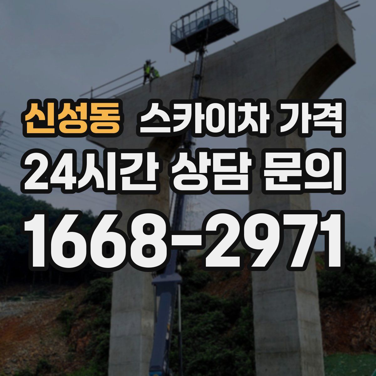 신성동 스카이차 가격