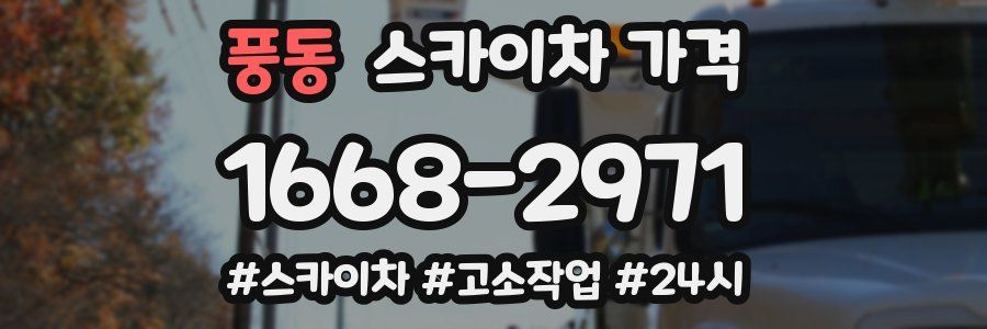 풍동 스카이차 가격