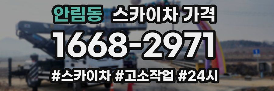 안림동 스카이차 가격