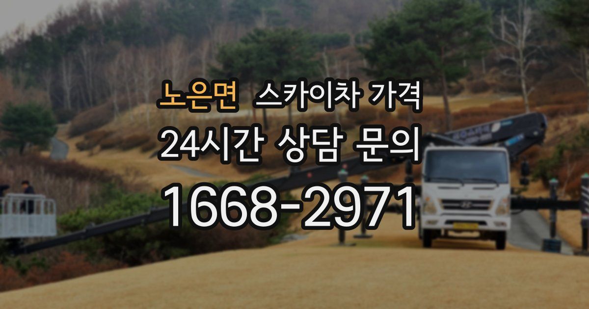 노은면 스카이차 가격