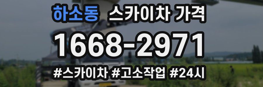 하소동 스카이차 가격