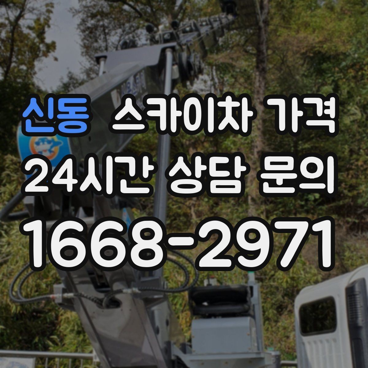 신동 스카이차 가격 가로등·방범등 작업은 어떻게 산정될까