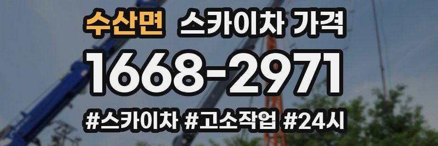 수산면 스카이차 가격