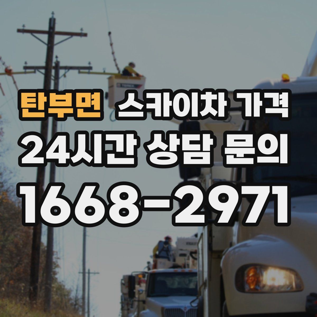 탄부면 스카이차 가격