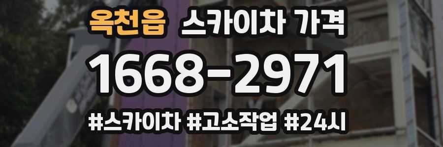 옥천읍 스카이차 가격