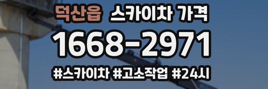 덕산읍 스카이차 가격