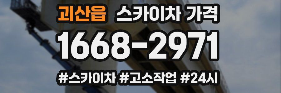 괴산읍 스카이차 가격