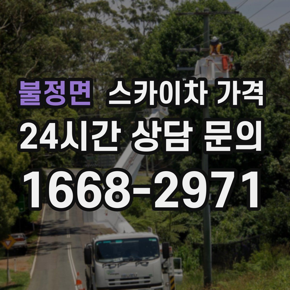 불정면 스카이차 가격