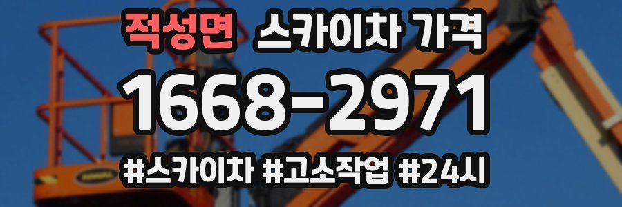 적성면 스카이차 가격