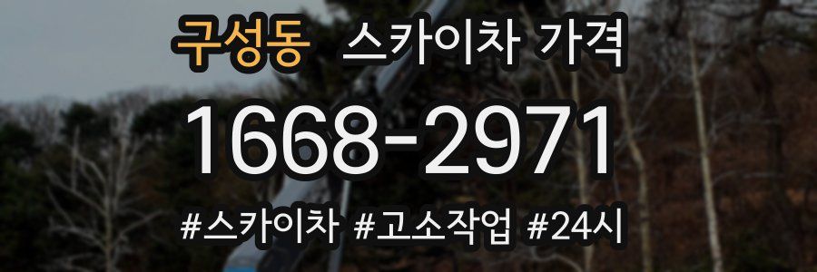 구성동 스카이차 가격