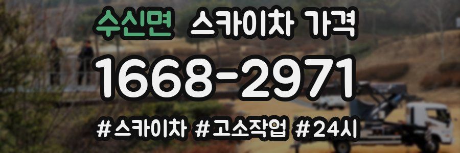 수신면 스카이차 가격