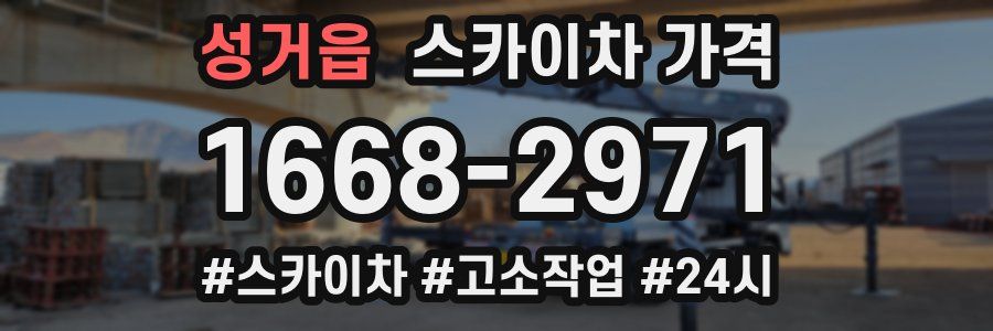 성거읍 스카이차 가격