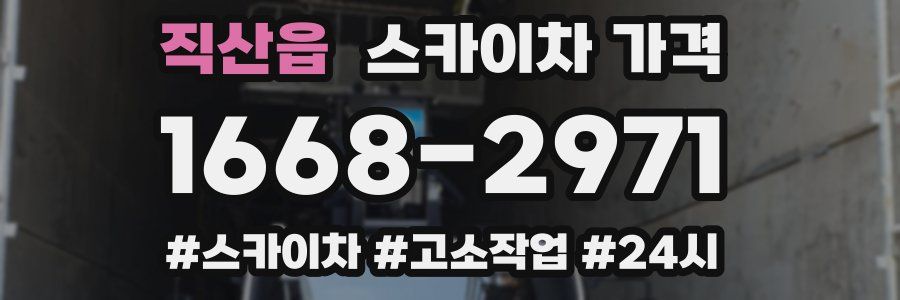 직산읍 스카이차 가격