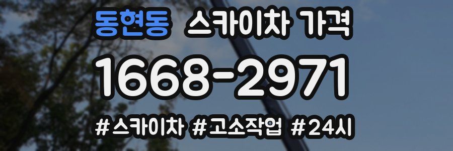 동현동 스카이차 가격