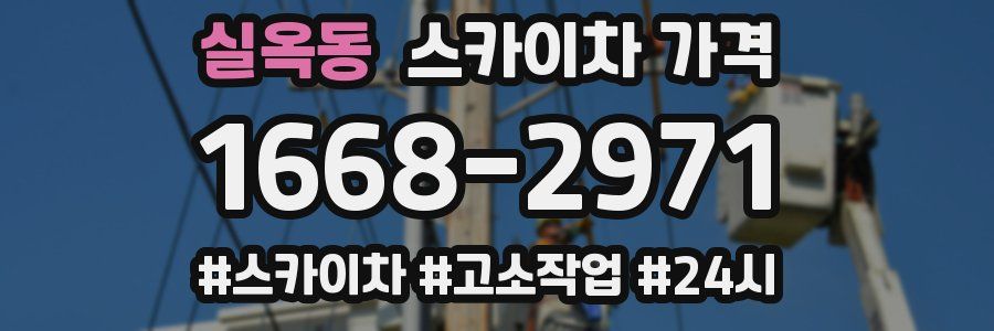 실옥동 스카이차 가격