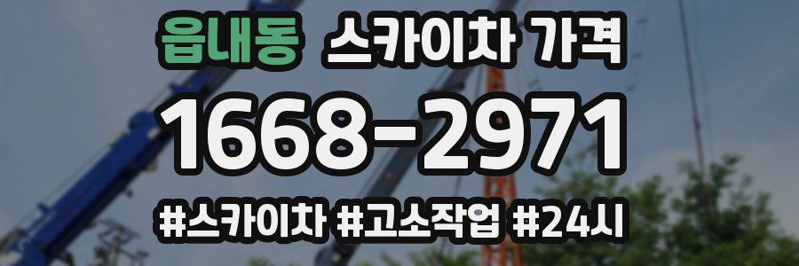 읍내동 스카이차 가격