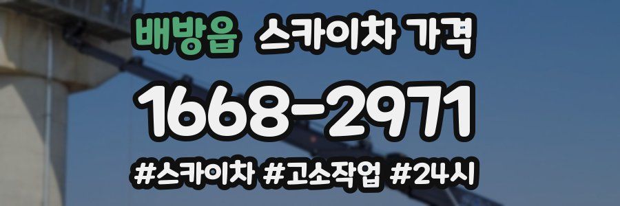 배방읍 스카이차 가격