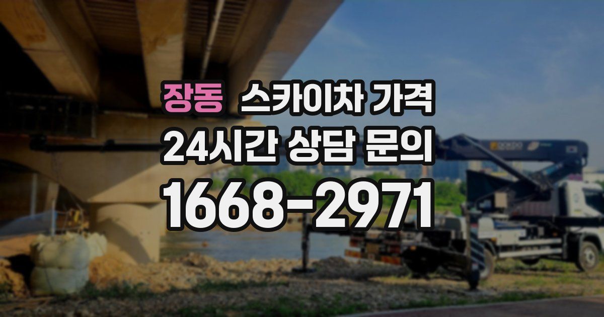 장동 스카이차 가격