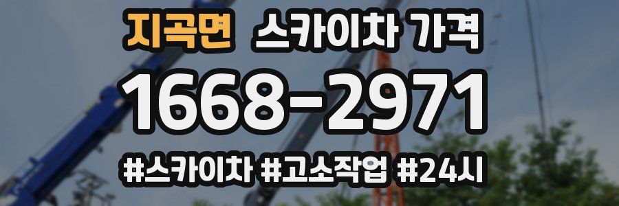 지곡면 스카이차 가격