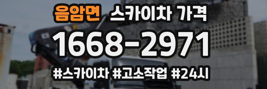 음암면 스카이차 가격