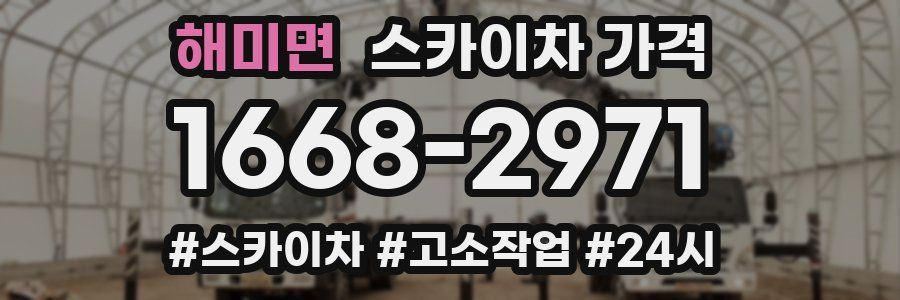 해미면 스카이차 가격