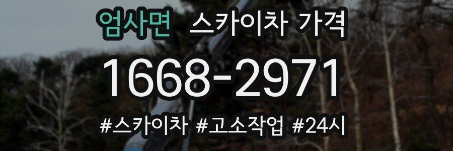 엄사면 스카이차 가격