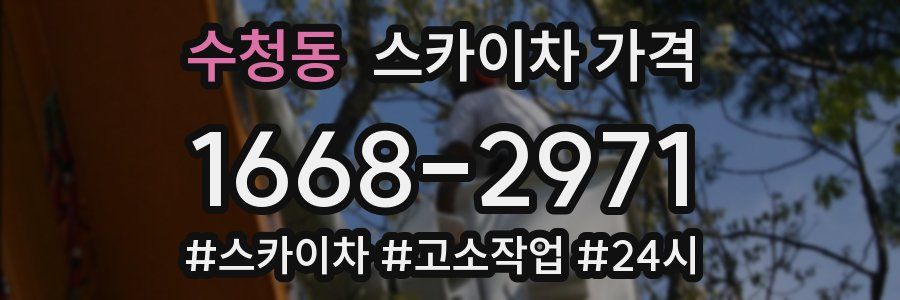 수청동 스카이차 가격