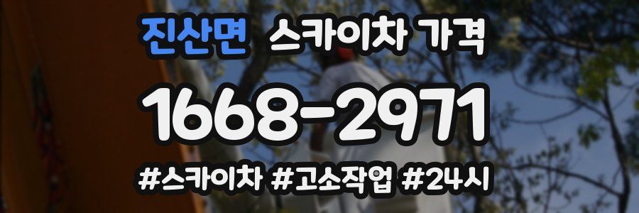 진산면 스카이차 가격