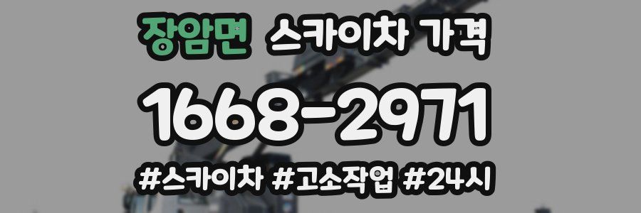 장암면 스카이차 가격