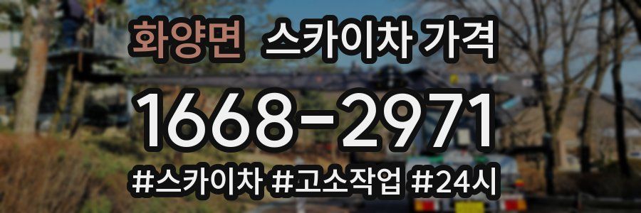 화양면 스카이차 가격