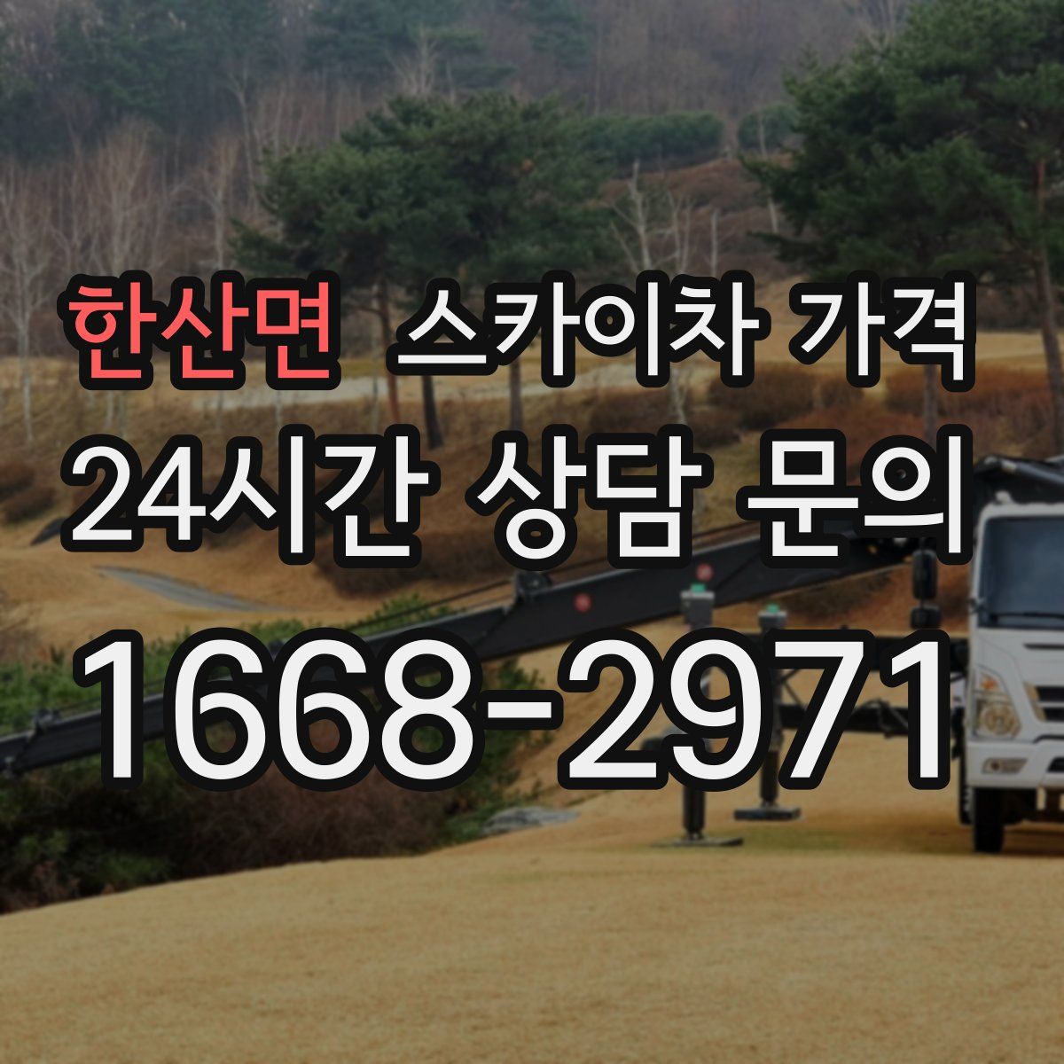 한산면 스카이차 가격