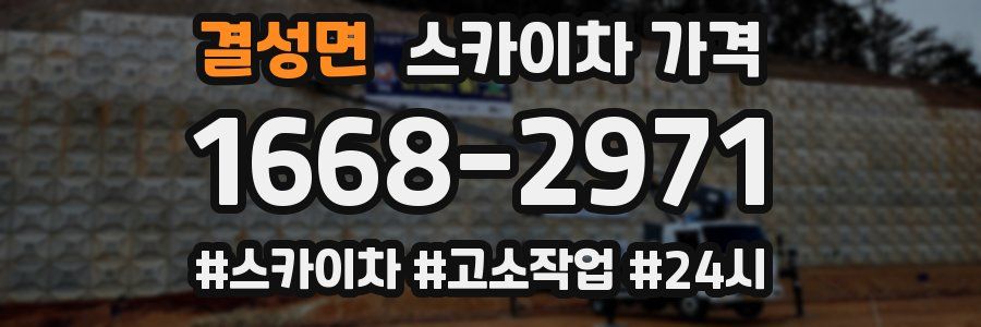 결성면 스카이차 가격