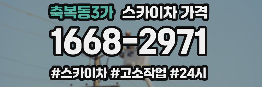 축복동3가 스카이차 가격