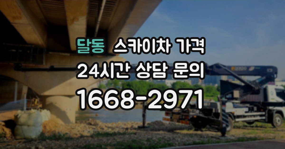 달동 스카이차 가격