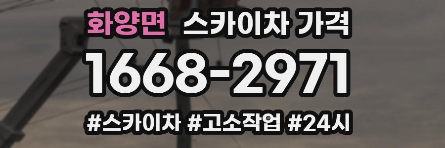 화양면 스카이차 가격