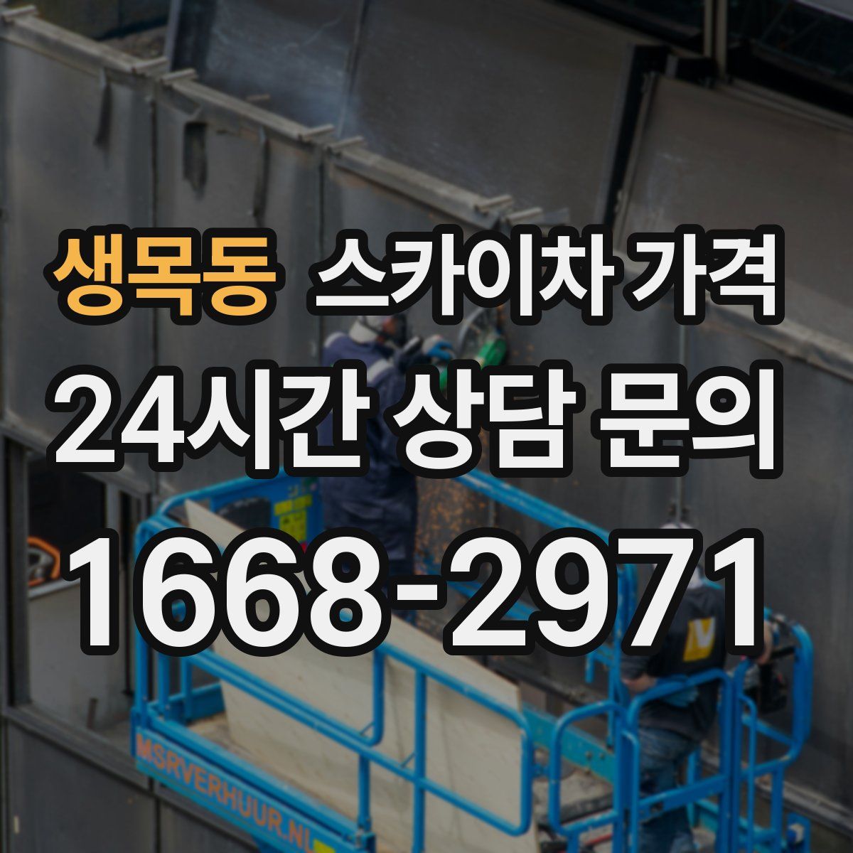 생목동 스카이차 가격