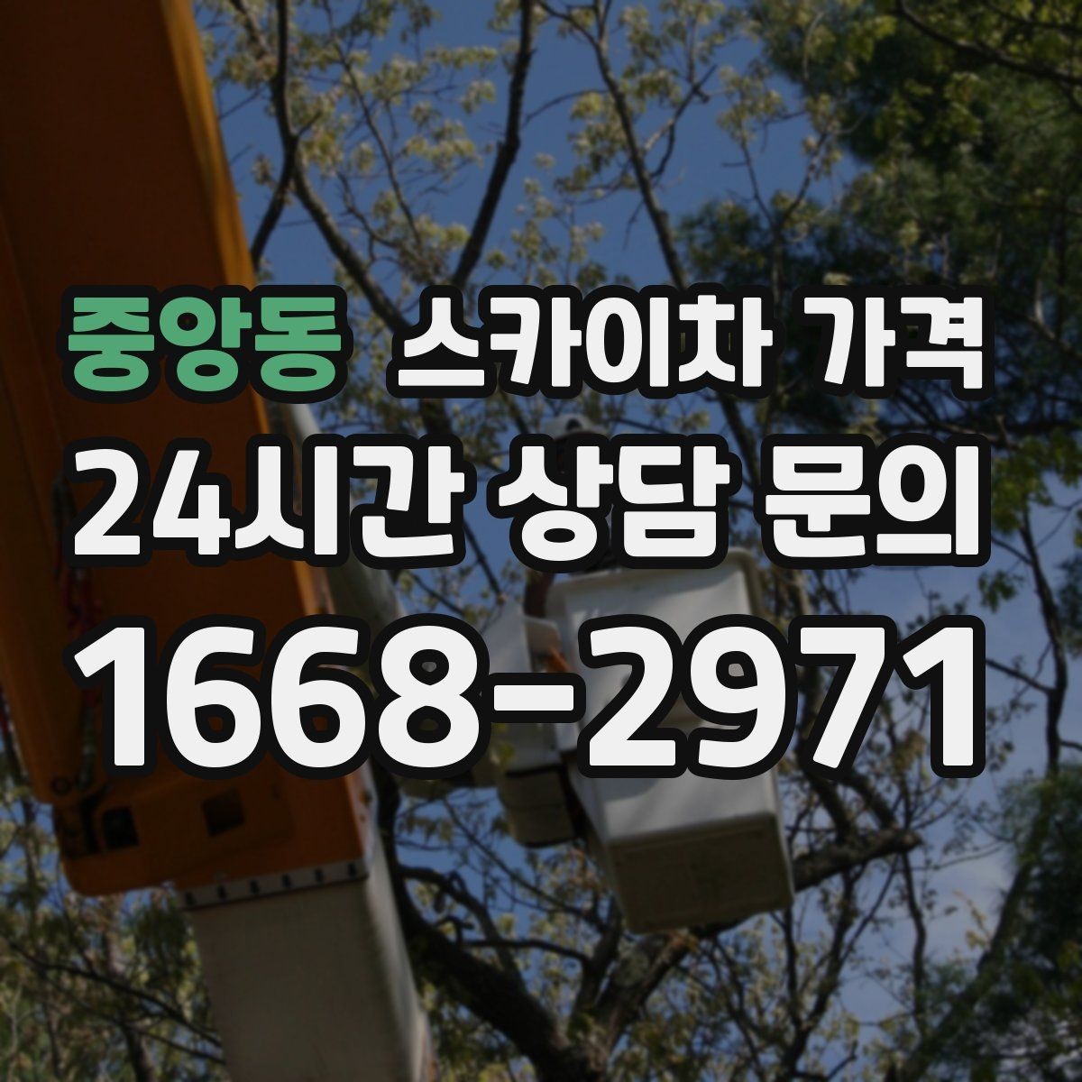 중앙동 스카이차 가격 창문 라인이 많을수록 작업이 길어질까