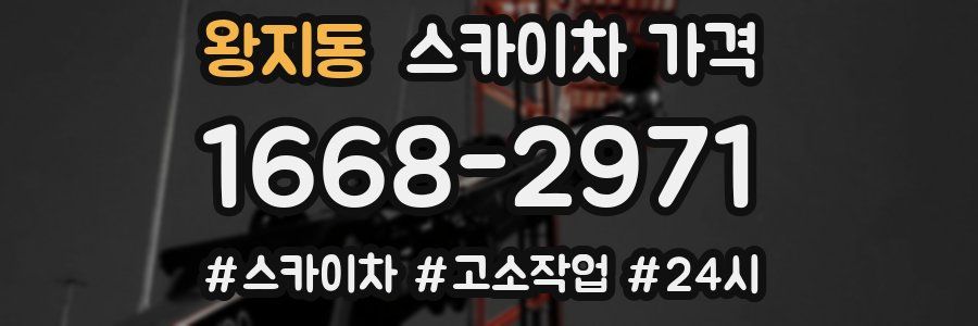 왕지동 스카이차 가격