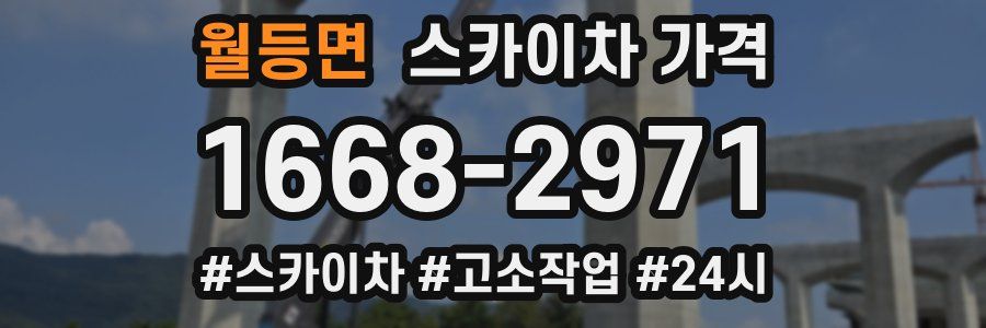 월등면 스카이차 가격