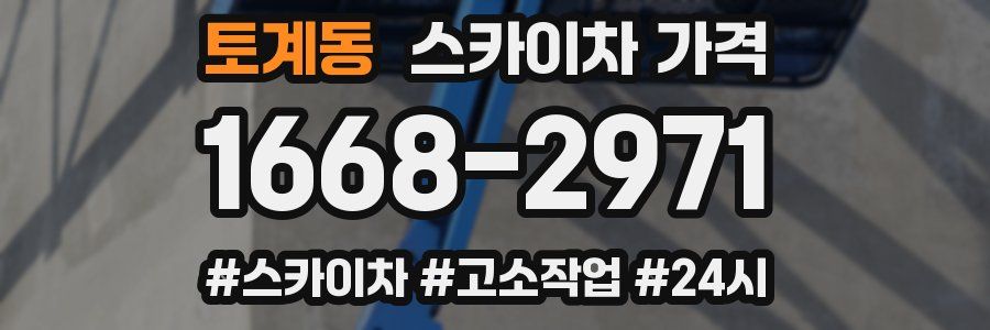 토계동 스카이차 가격