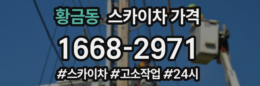 황금동 스카이차 가격