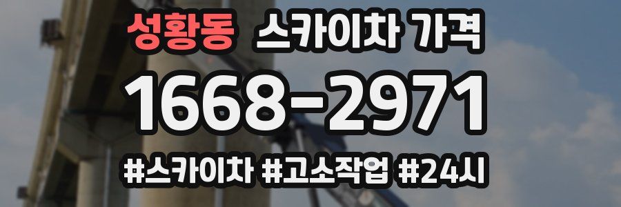 성황동 스카이차 가격