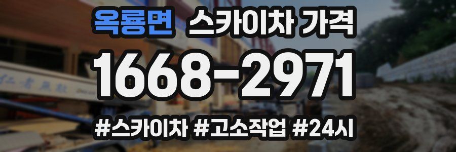 옥룡면 스카이차 가격