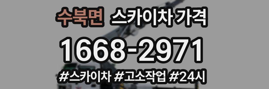 수북면 스카이차 가격